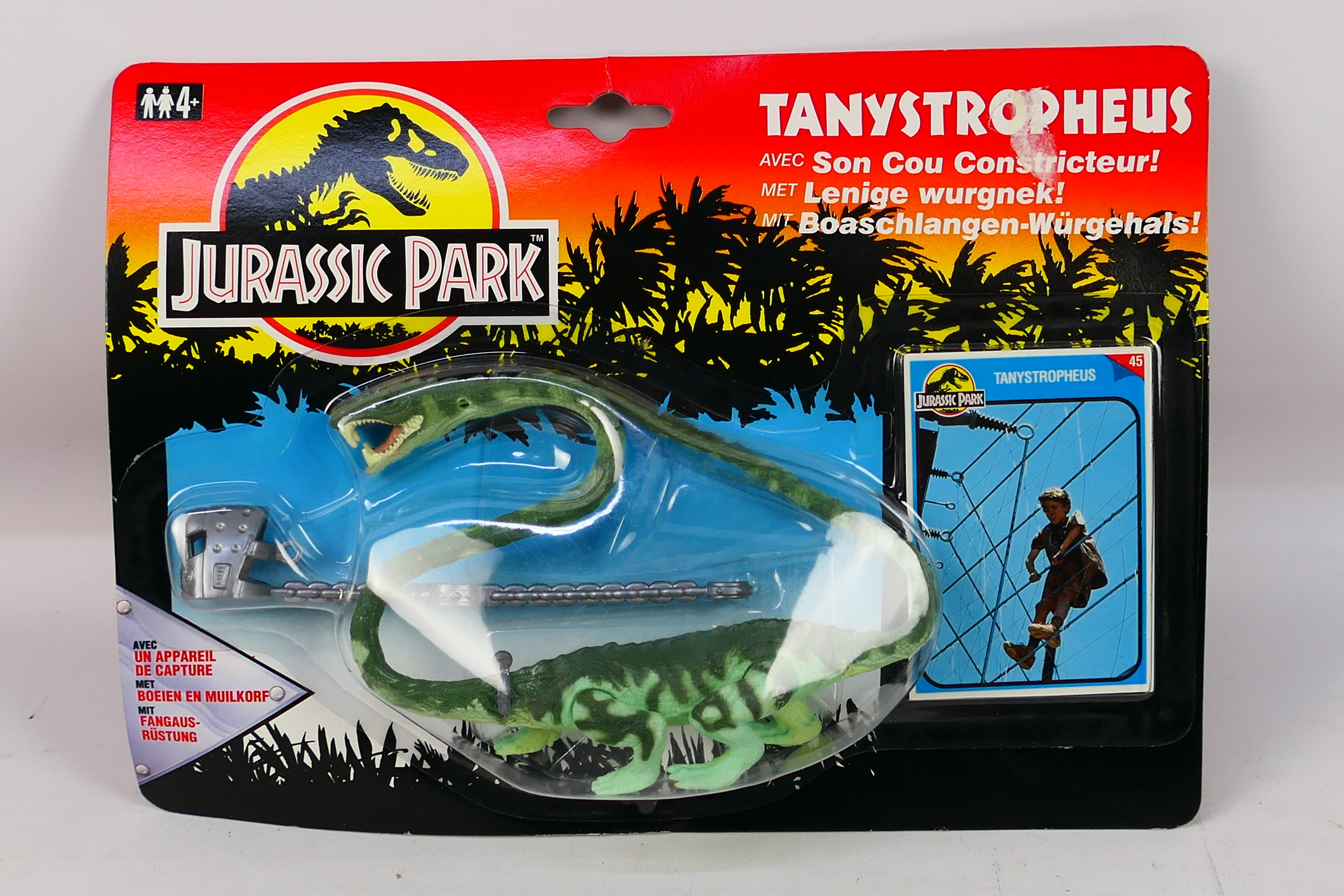 Kenner - Jurassic Park - A 1993 Blister packed figure of Tanytropheus from Jurassic Park.