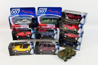 Corgi - Classico - Diecast - Ten diecast cars including 2 James Bond Die Another day cars,