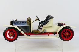 Mamod - Tinplate - An unboxed vintage Mamod steam powered Roadster car (40cm) in good to very good