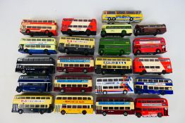 EFE - Corgi Original Omnibus - A fleet of 21 unboxed diecast 1:76 buses / coaches.