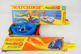 Matchbox - Superfast - A boxed Double Track Race Set # SF-5 and a boxed Loop Set # SF-2.