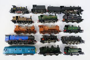 Jouef - An unboxed group of 15 playworn OO / HO gauge locomotives.
