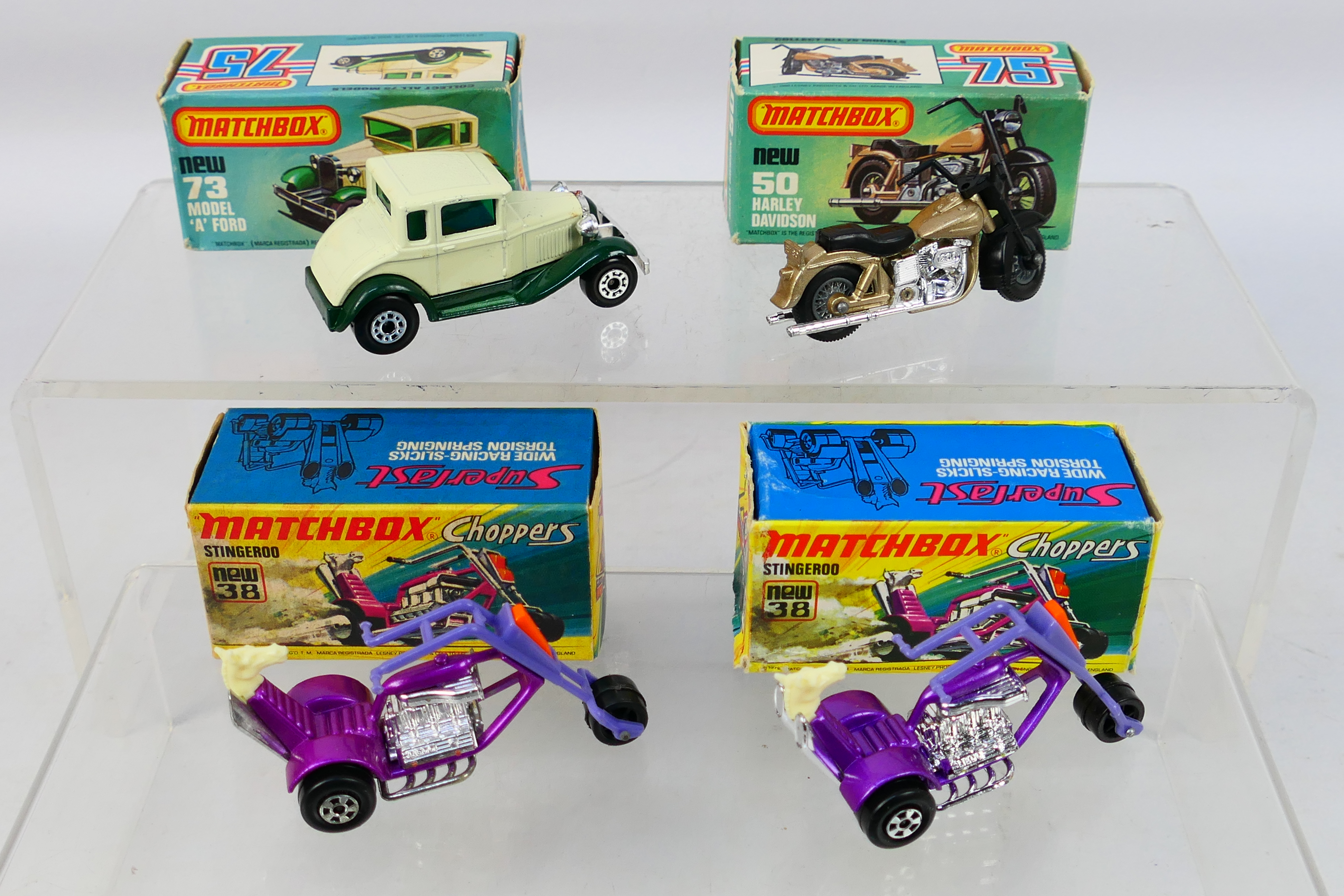 Matchbox - Superfast - 4 x boxed models, Stingeroo Chopper # 38 x 2, - Image 6 of 7