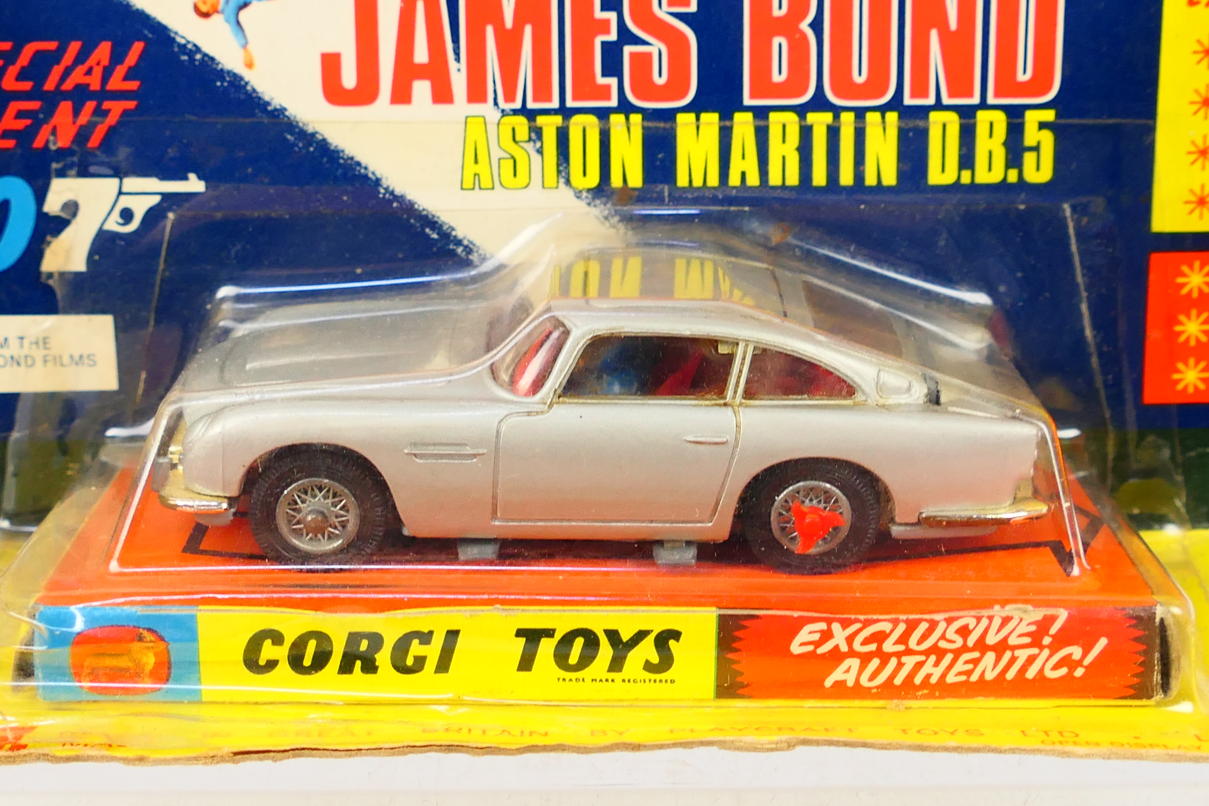 Corgi - James Bond - An unopened 007 Aston Martin DB5 in the early pictorial wing flap packaging # - Image 2 of 8