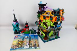 Lego - A fully built Lego Ninjago City Gardens set 71741.