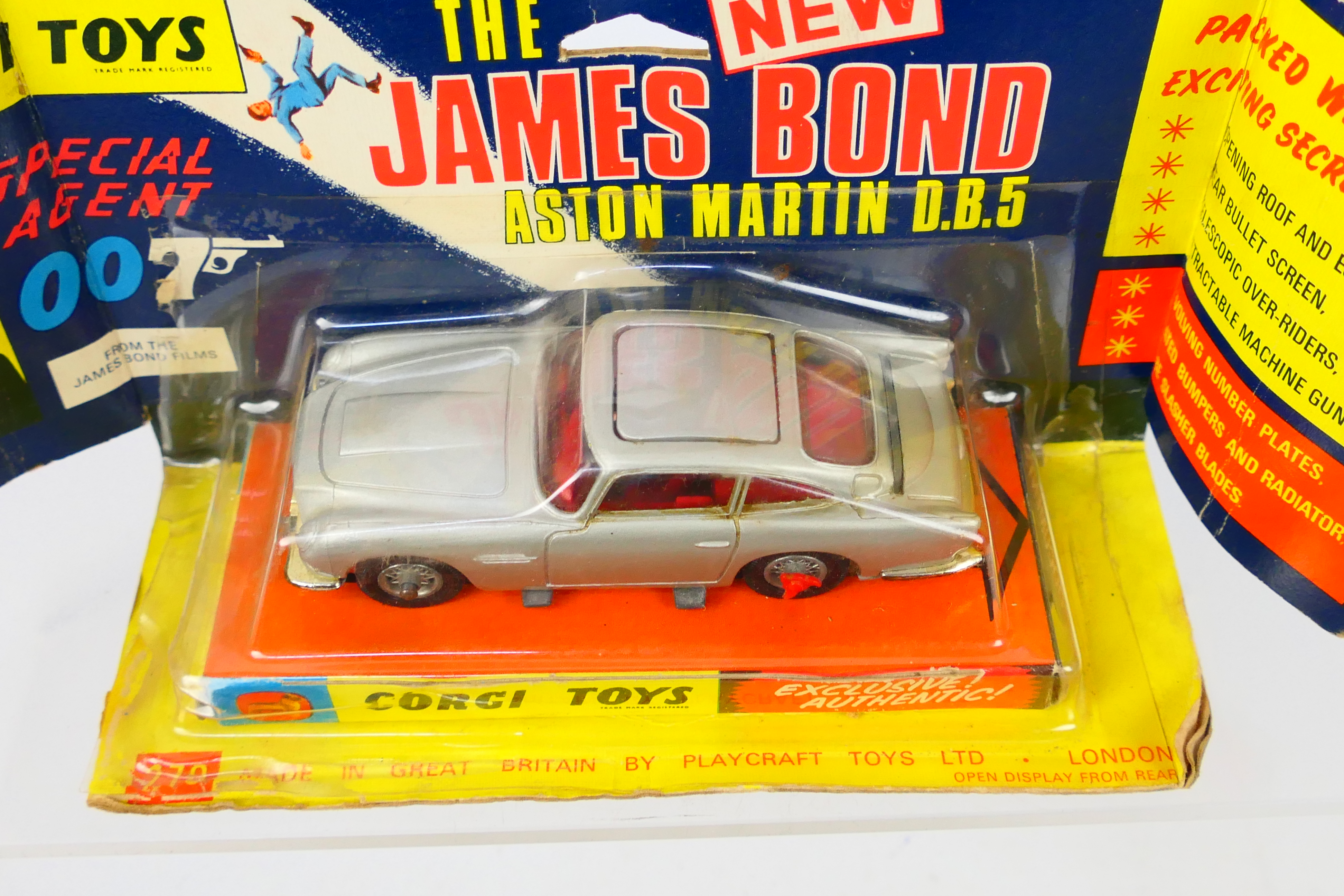 Corgi - James Bond - An unopened 007 Aston Martin DB5 in the early pictorial wing flap packaging # - Image 3 of 8