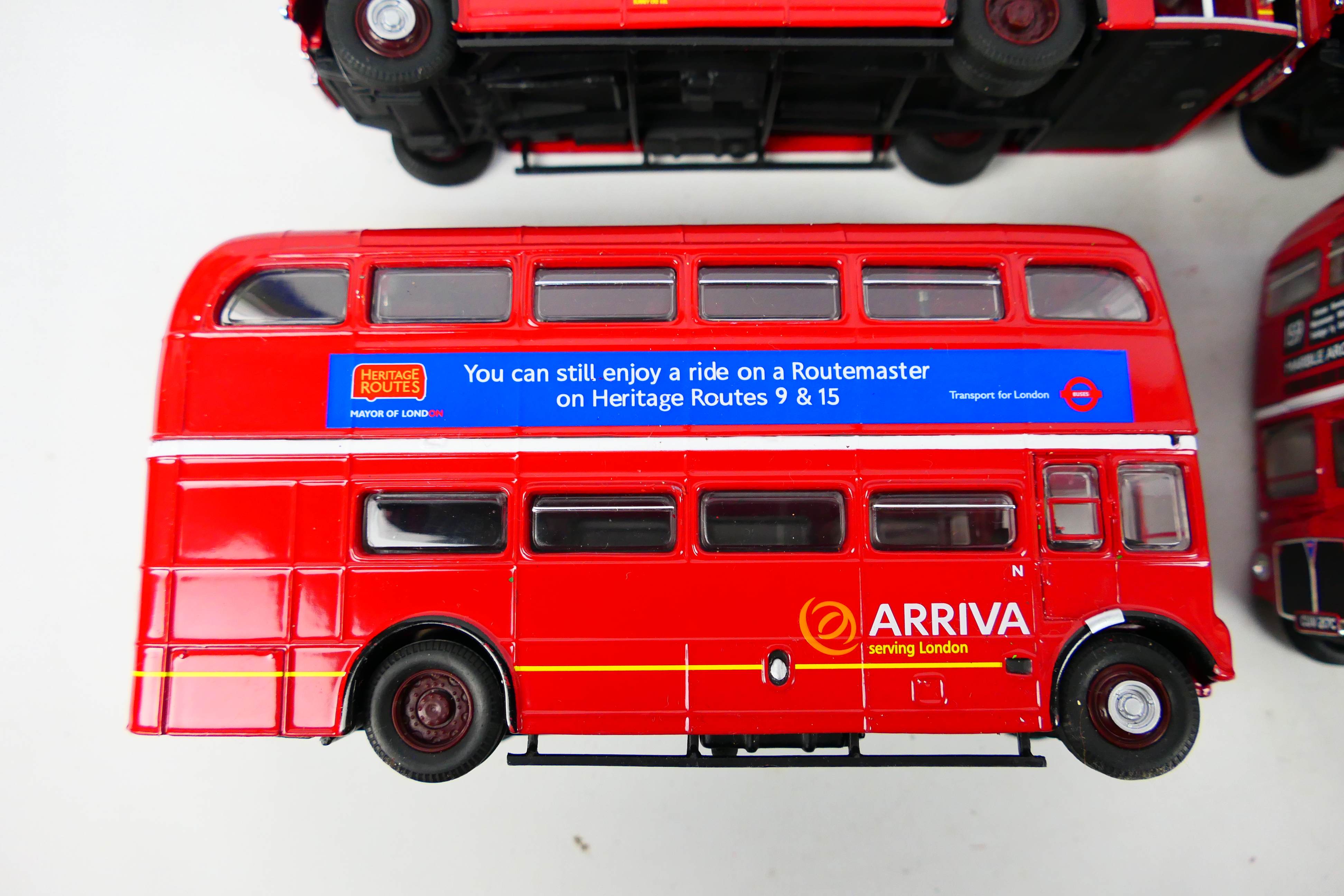 Corgi - A fleet of 11 unboxed Corgi CC25907 AEC Routemaster 1:50 scale double deck buses. - Image 3 of 4