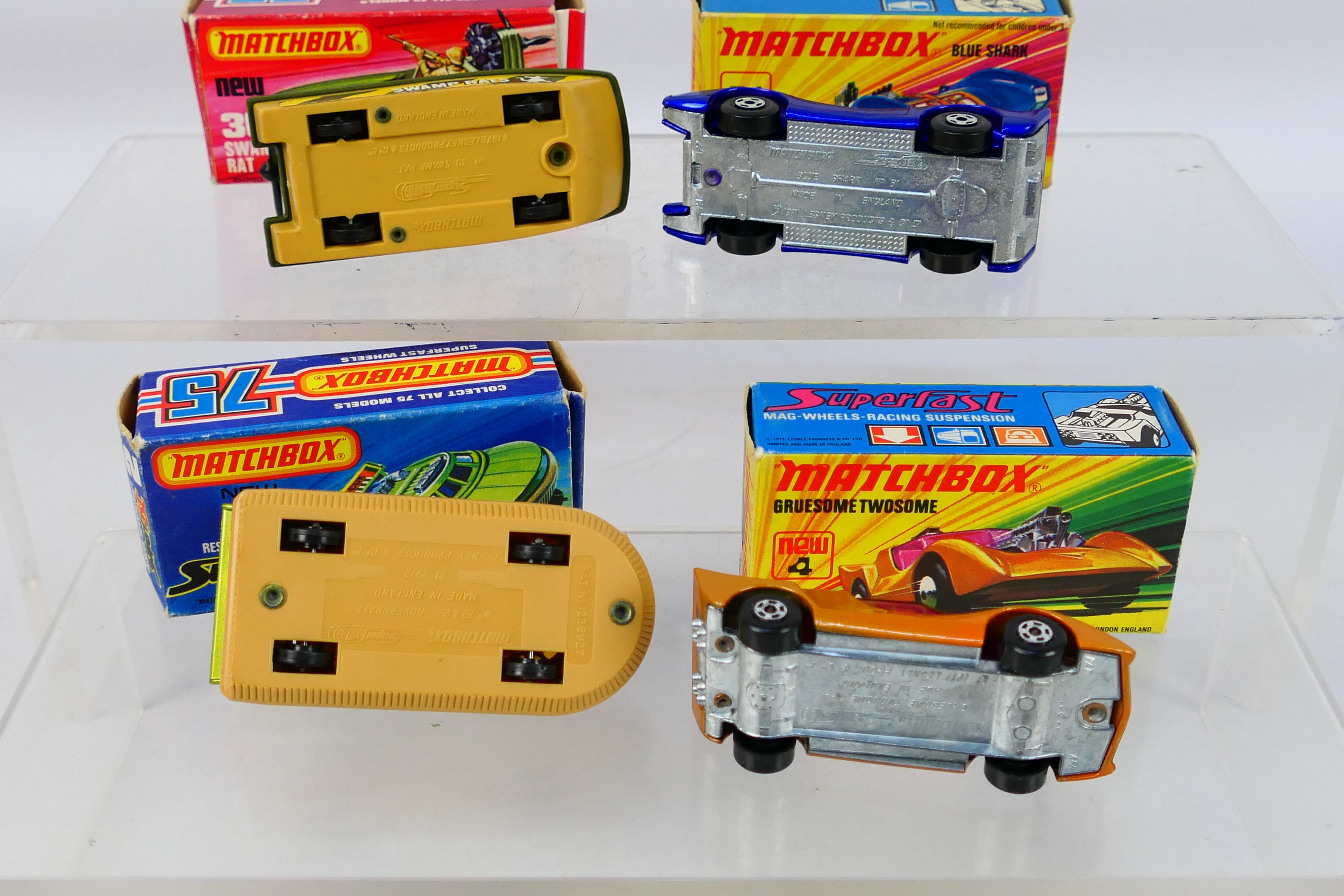 Matchbox - Superfast - 4 x boxed models, Rescue Hovercraft # 2, Gruesome Twosome # 4, - Image 6 of 6