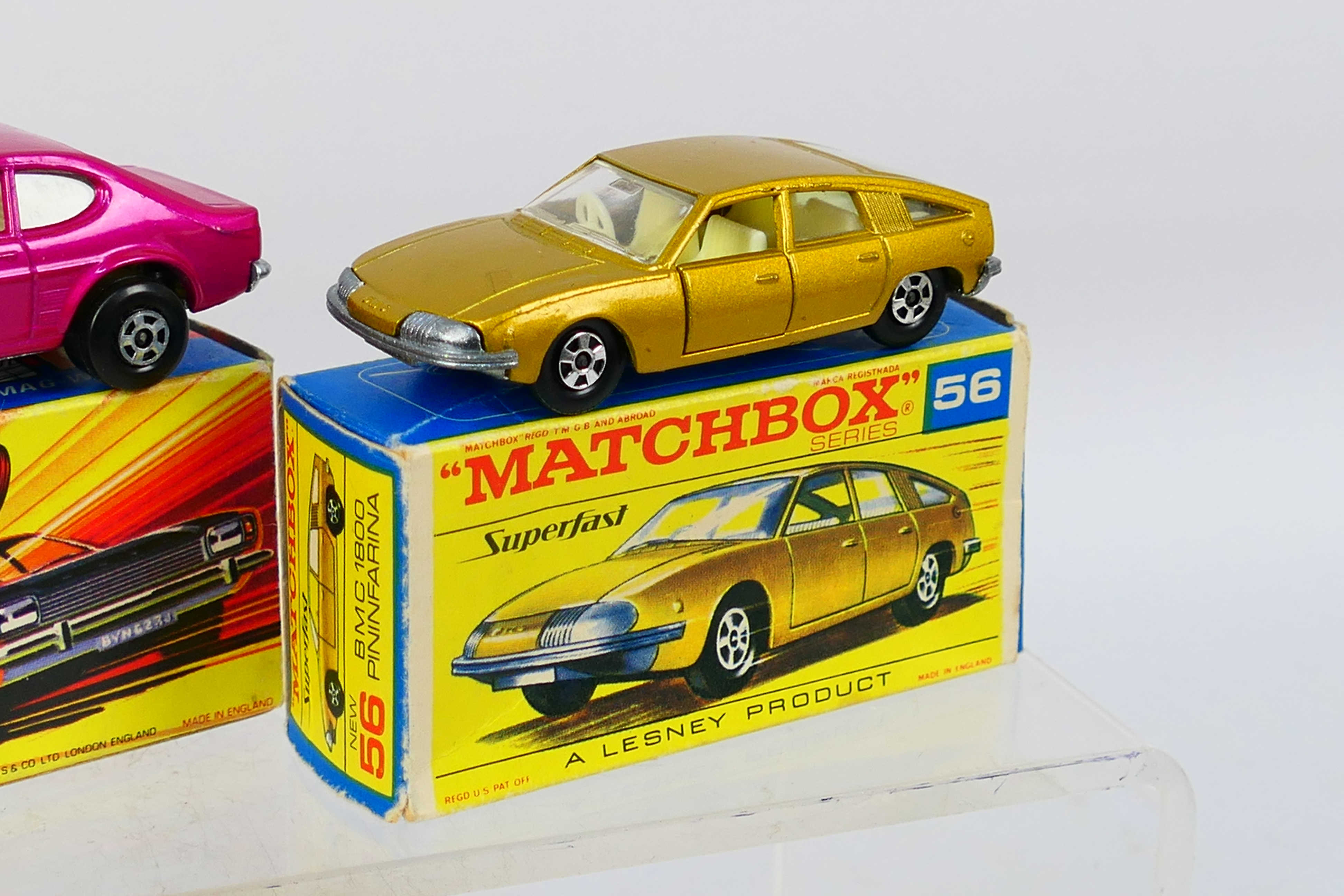 Matchbox - Superfast - 3 x boxed models, Ford Capri # 54, - Image 4 of 6