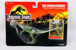 Kenner - Jurassic Park - A 1993 Blister packed figure of Dilophosaurus from Jurassic Park.