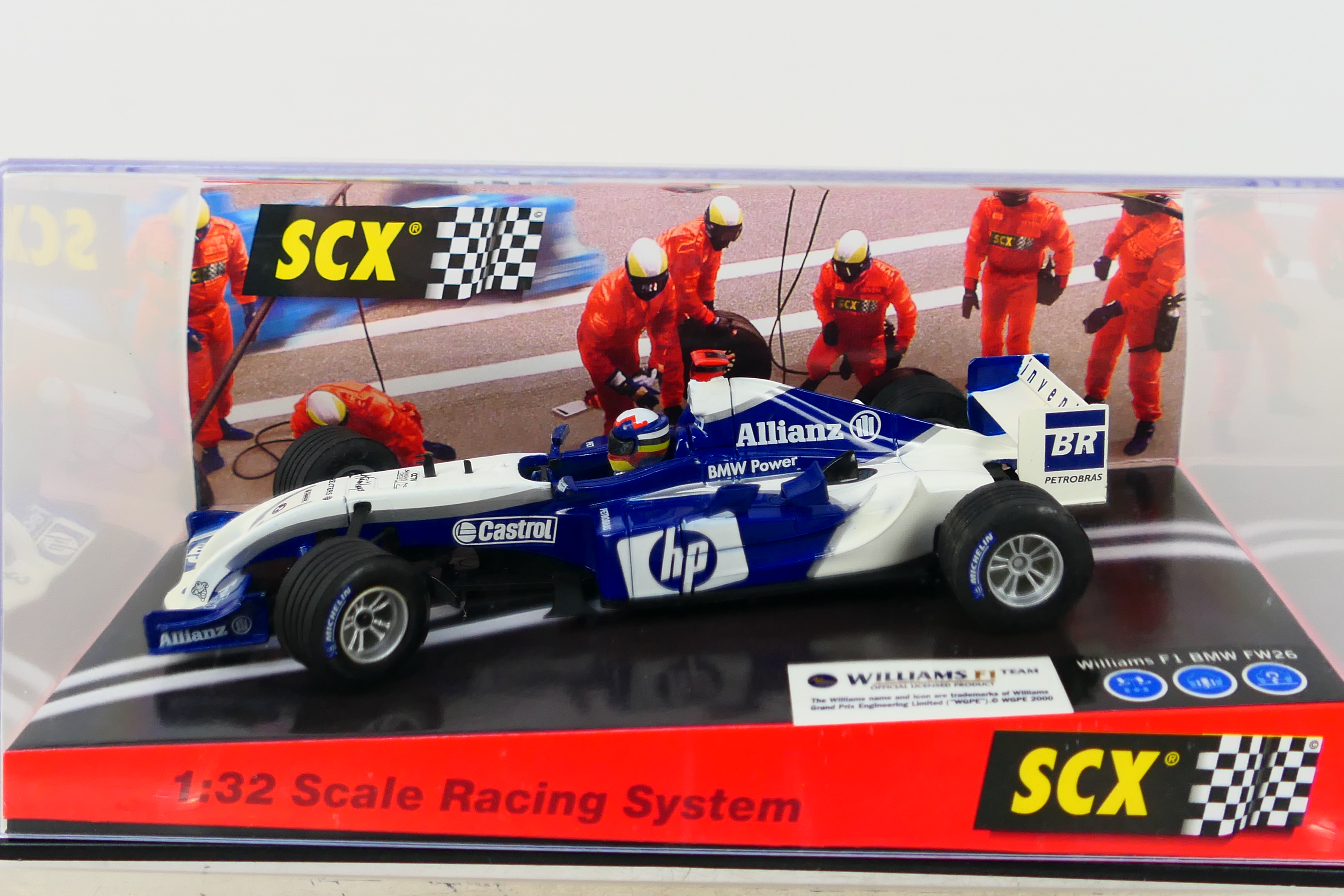 SCX - Three boxed 1:32 scale F1 slot cars. - Image 2 of 4