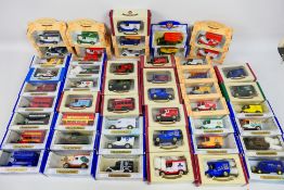 Oxford Diecast - A collection of 50 Oxford Diecast Metal vehicles including busses with adverts:
