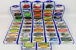 Oxford Diecast - A collection of 50 Oxford Diecast Metal vehicles including busses with adverts: