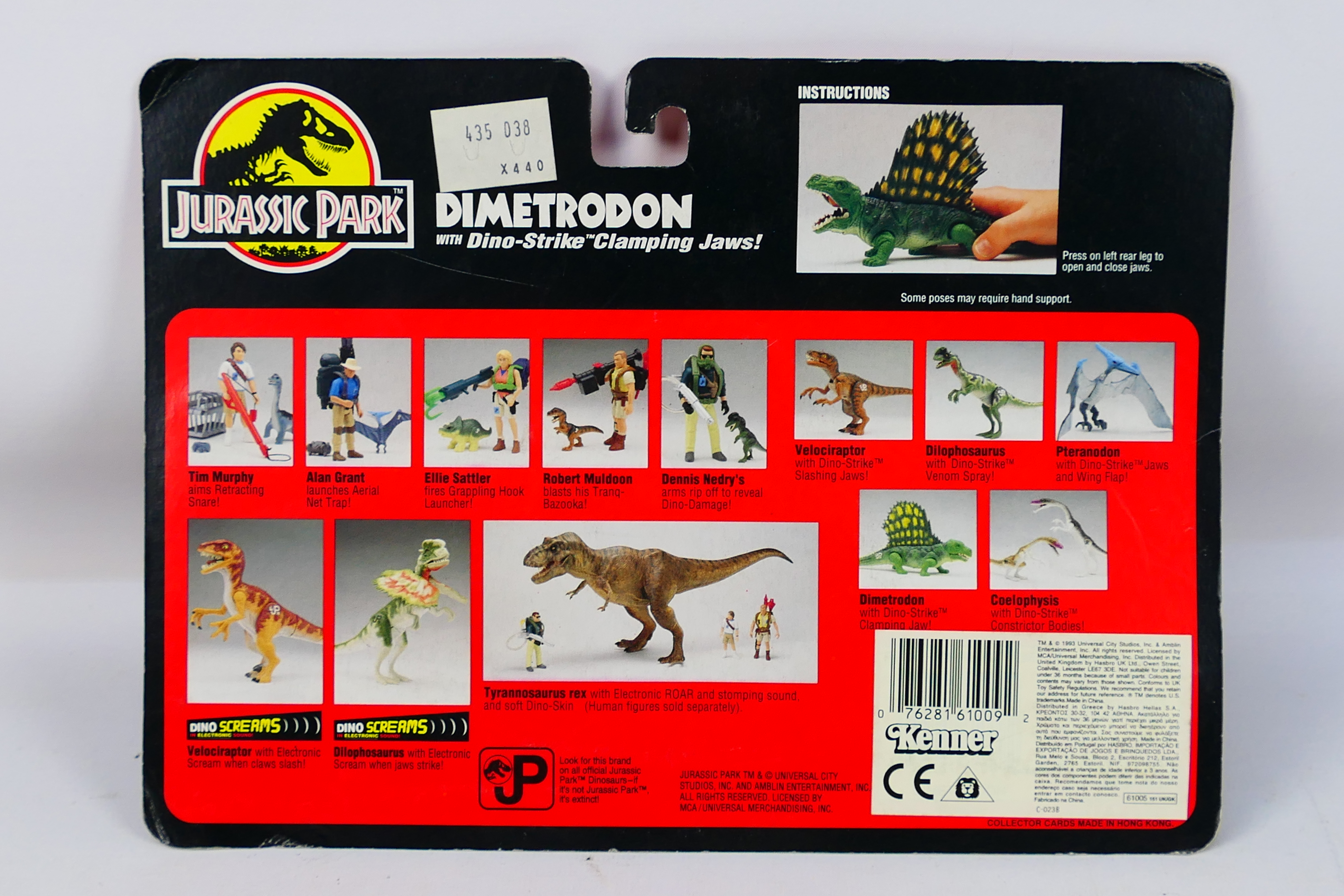 Kenner - Jurassic Park - A 1993 Blister packed figure of Dimetrodon from Jurassic Park. - Bild 6 aus 7