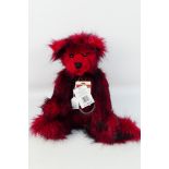 Charlie Bear - Plush - A sitting Charlie Bear Collectors Plush Named Giga (#CB141226A) 38cm,
