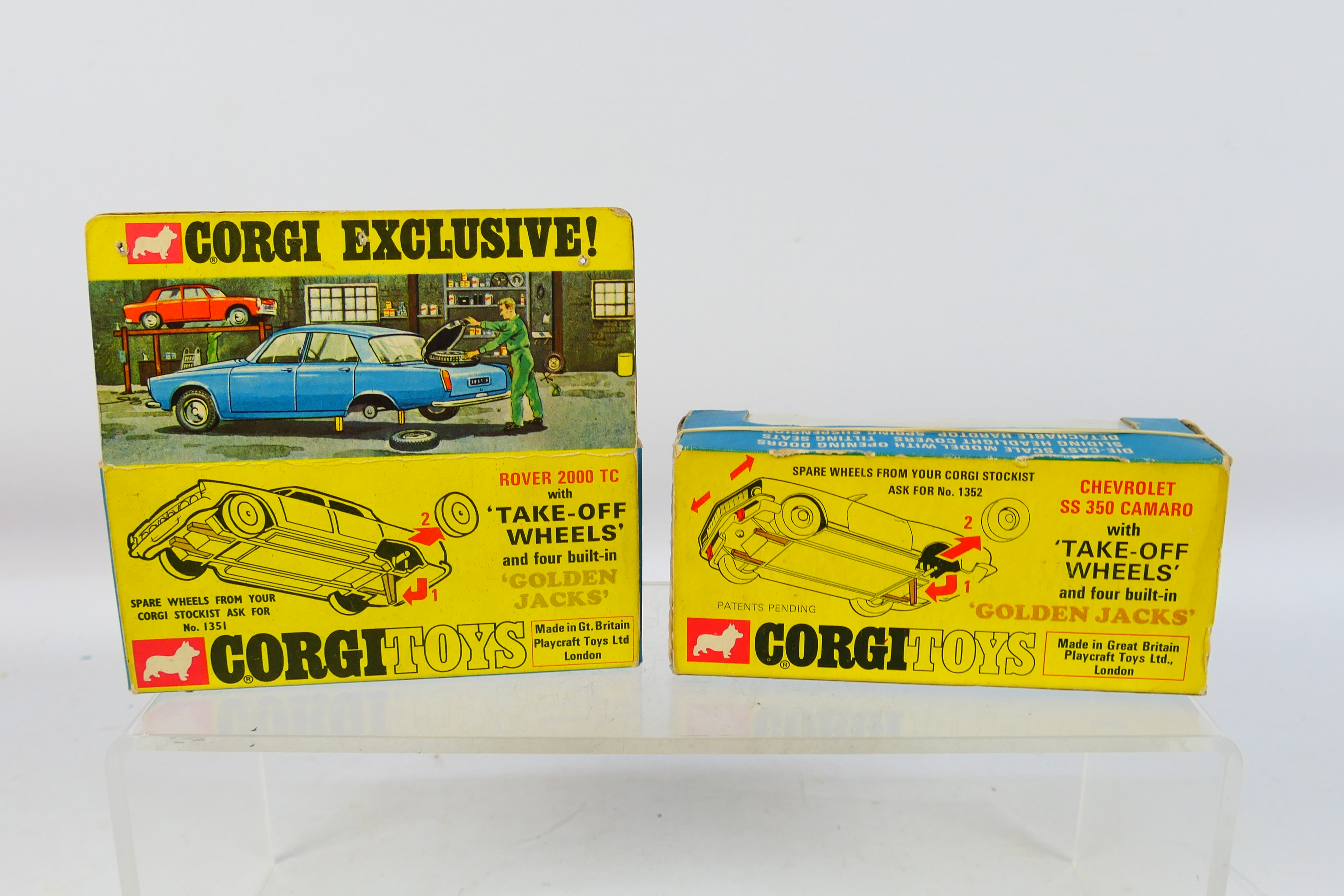 Corgi - Golden Jacks - 2 x boxed models Rover 2000 TC # 275 and Chevrolet Camaro SS # 338. - Image 4 of 8