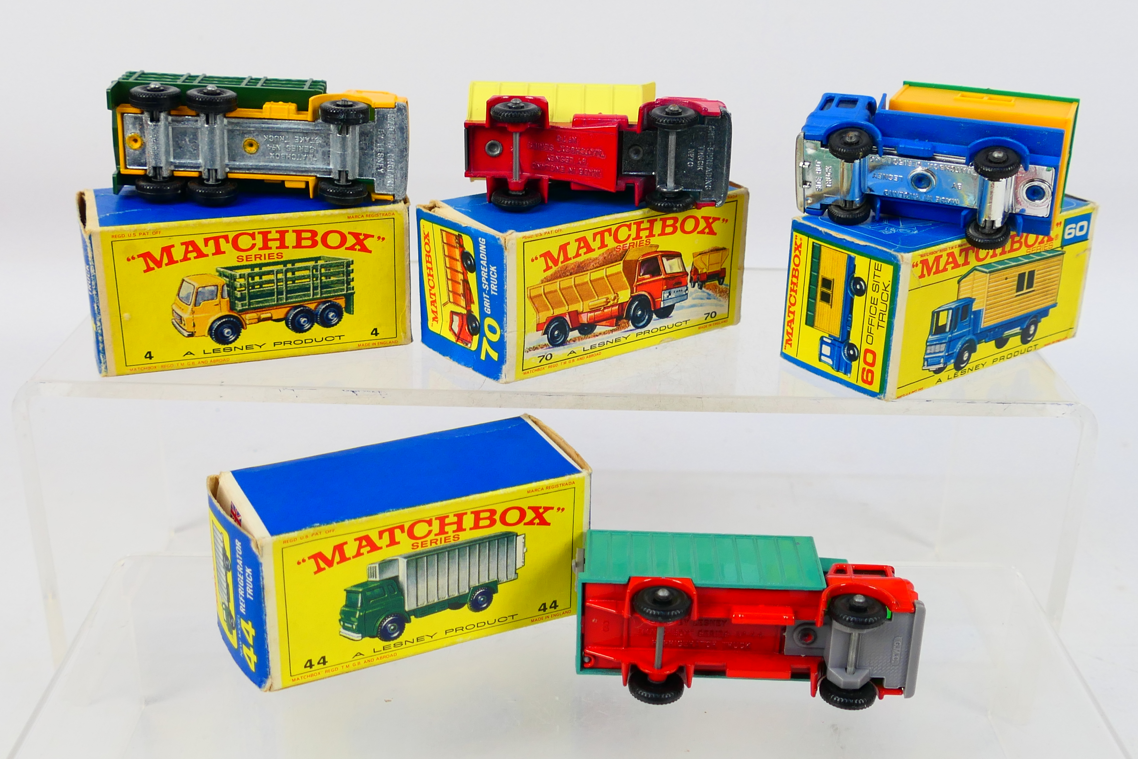 Matchbox - 4 x boxed models, Dodge Stake Truck # 4, GMC Refrigerator Truck # 44, - Image 6 of 6