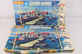 Matchbox - 2 x incomplete Seakings Harbour Play Sets # PS-3.
