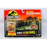 Kenner - Jurassic Park - A 1993 (Series 1) Blister packed figure of Electronic Dilophosaurus with