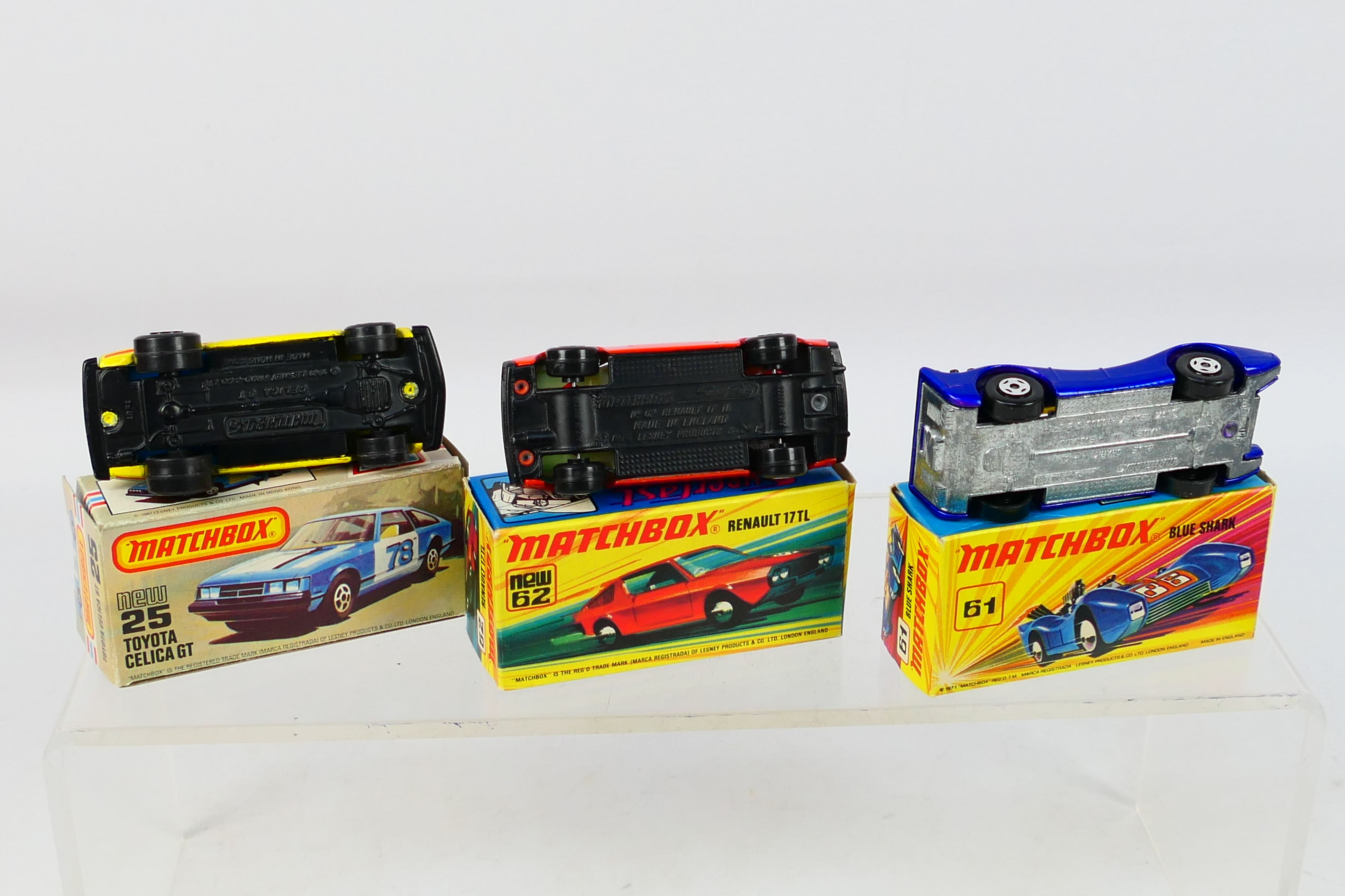 Matchbox - Superfast - 3 x boxed models, Toyota Celica GT # 25, - Image 7 of 7