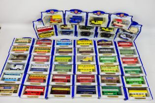 Oxford Diecast - A collection of 50 Oxford Diecast Metal vehicles including busses with adverts: