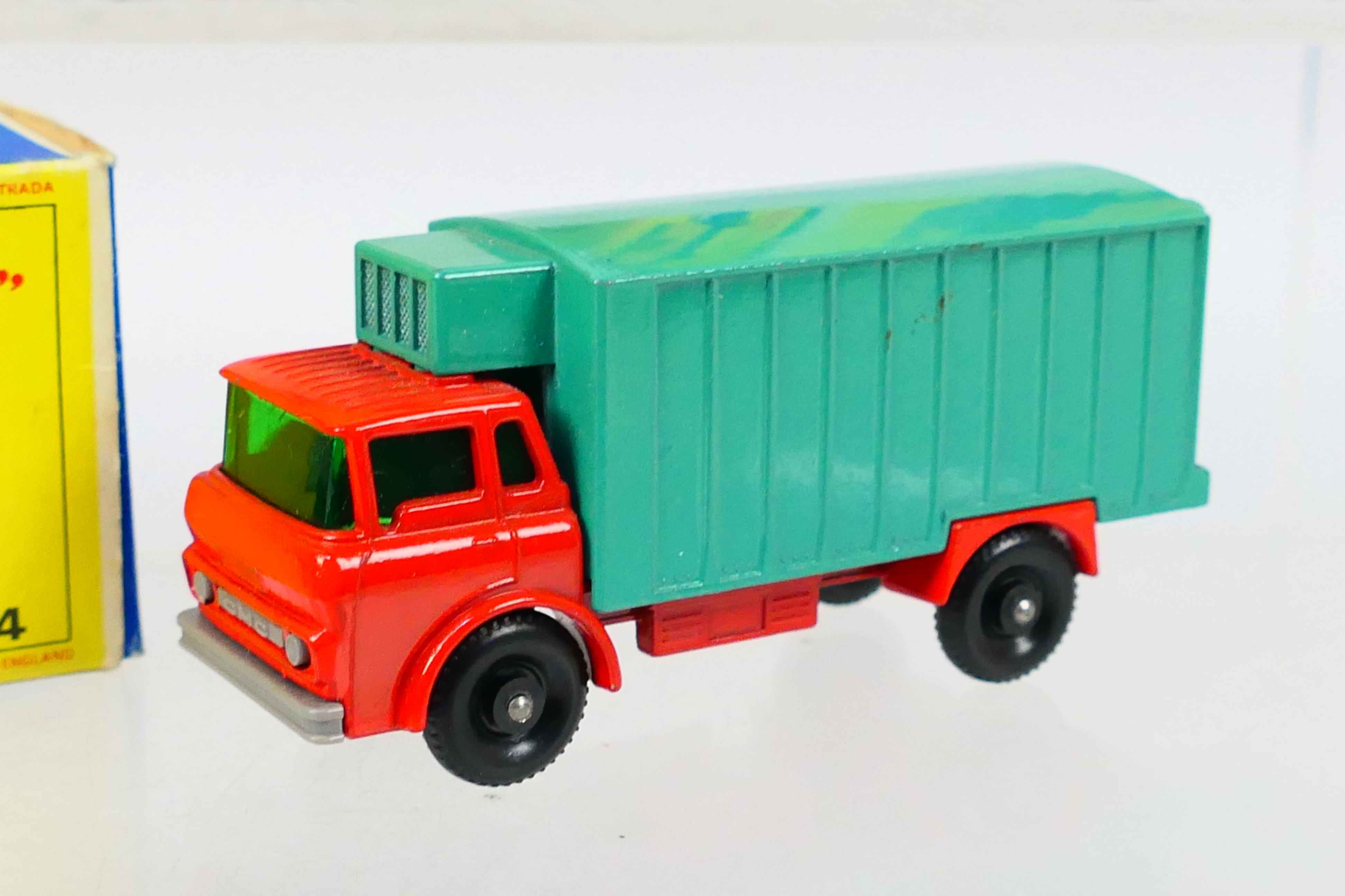 Matchbox - 4 x boxed models, Dodge Stake Truck # 4, GMC Refrigerator Truck # 44, - Image 2 of 6