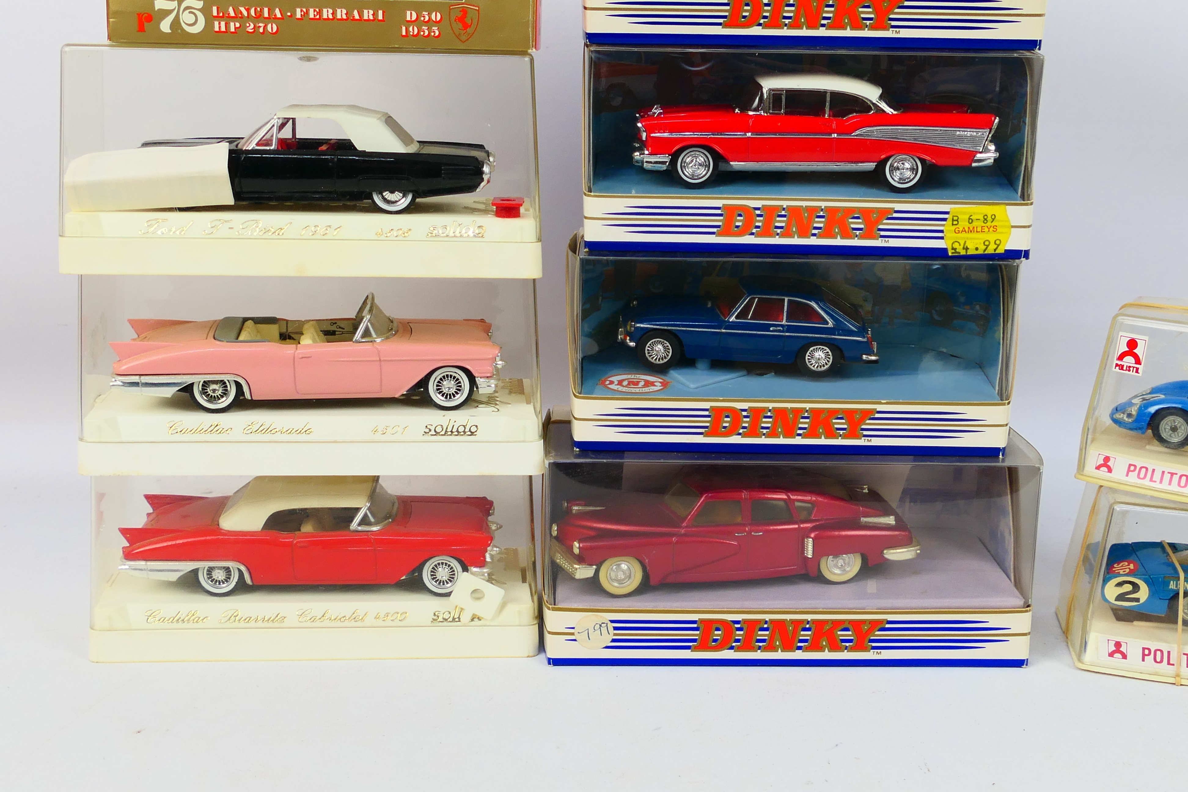 Polistil - Dinky - Solido - Brumm - 10 x boxed vehicles including Ford Thunderbird # 4505, - Image 3 of 4