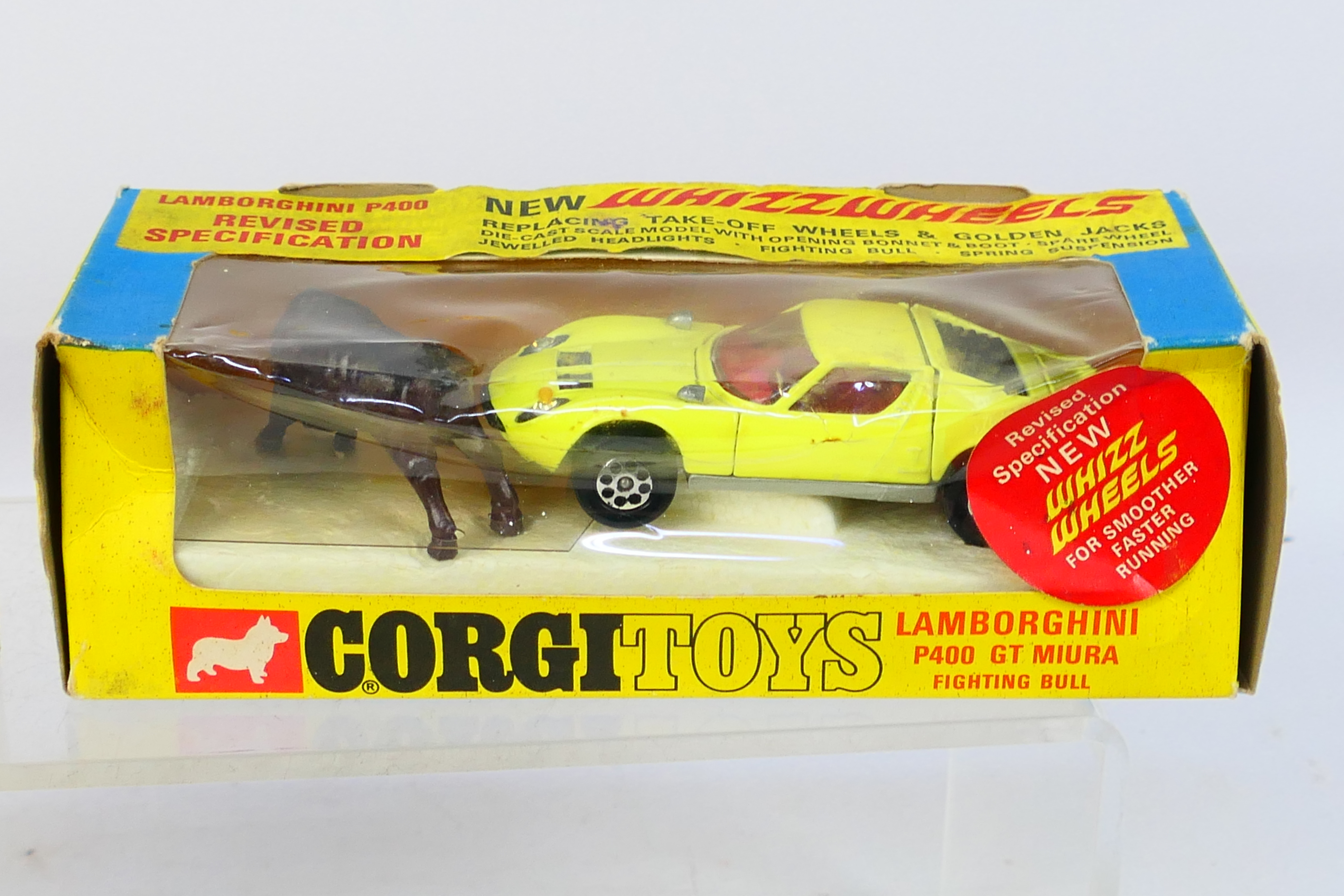 Corgi - Golden Jacks - 2 x boxed models, a Mini Marcos 850 GT # 341 and a Lamborghini Miura # 342. - Image 2 of 10