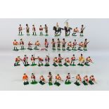 Britains - Unbranded - An small assortment of unboxed hand painted plastic soldiers themed as the