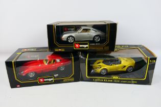 Jadi Model Craft - Bburago - Three boxed diecast 1:18 scale model cars,