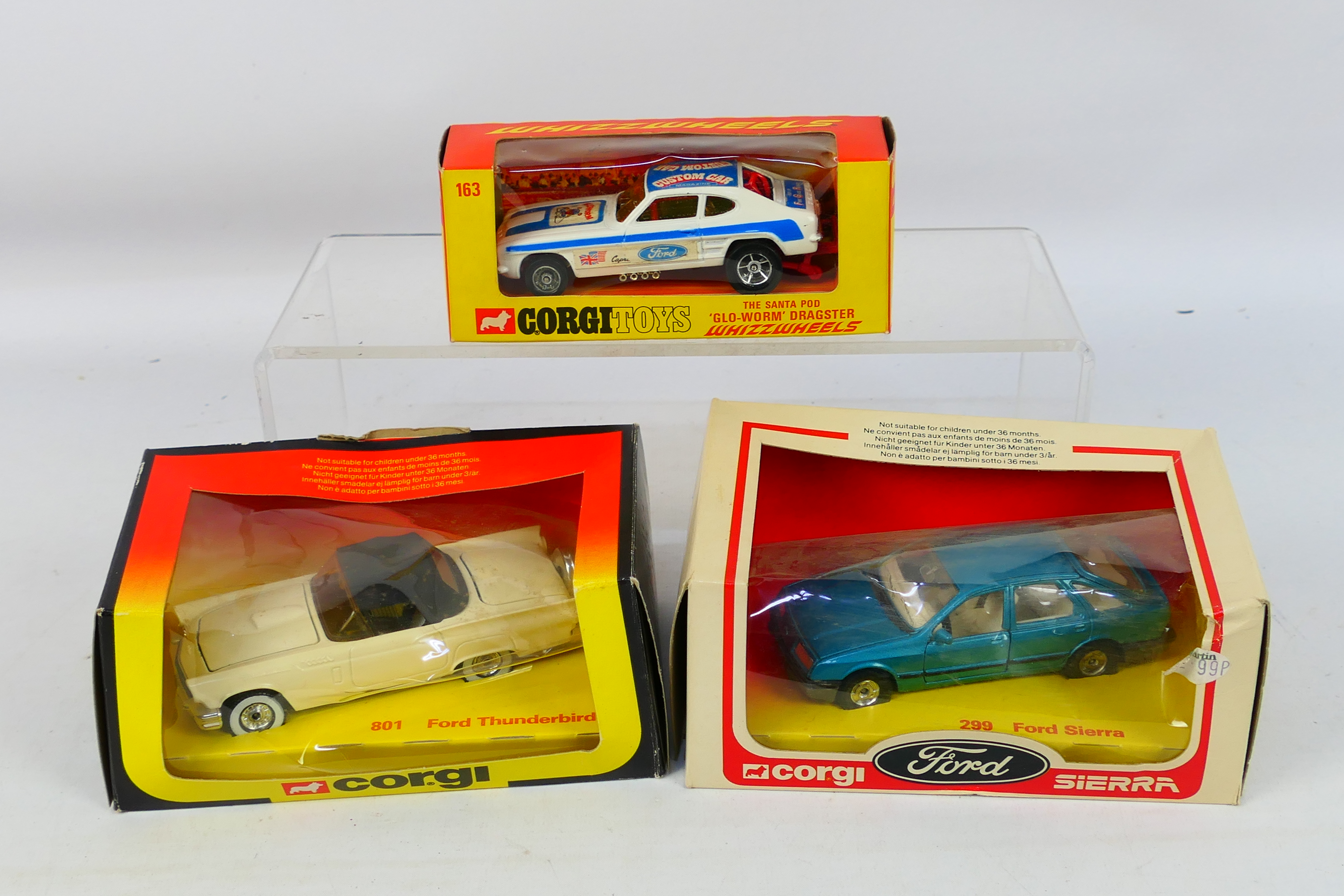 Corgi - 3 x boxed Ford models, Sierra 2.