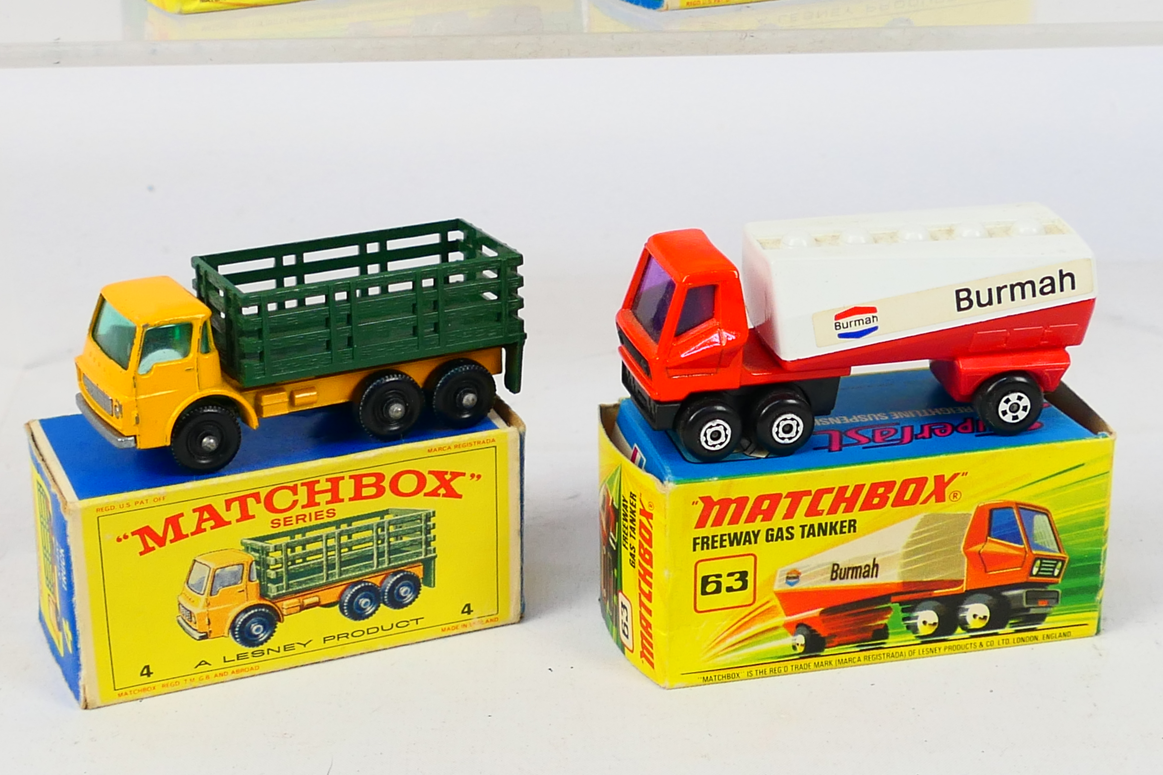 Matchbox - 4 x boxed models, Dodge Stake Truck # 4, Land Rover Safari # 12, - Image 3 of 3