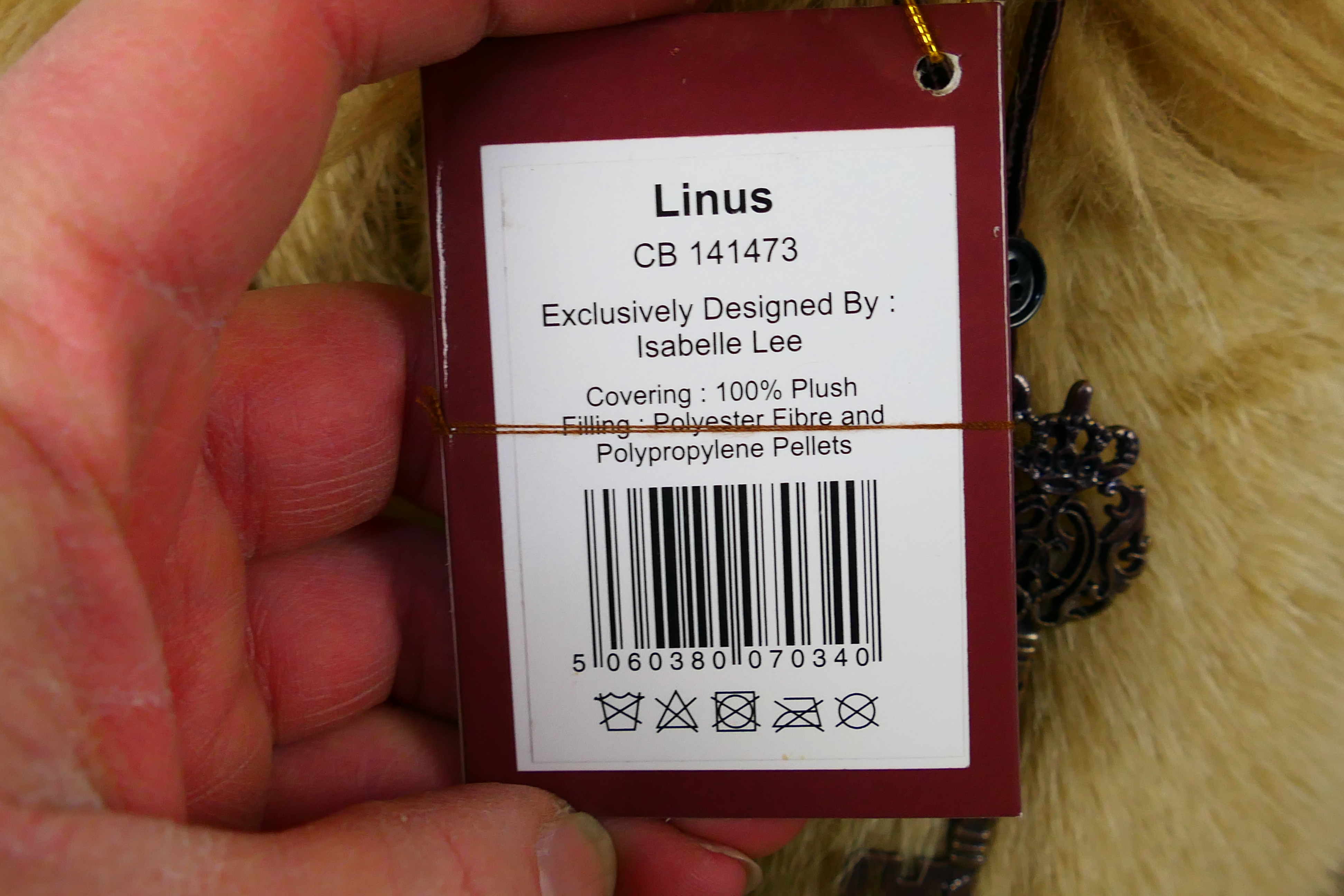 Charlie Bear - Plush - A Charlie Bear Collectors Plush Named Linus (#CB141473) 50cm, - Bild 4 aus 6