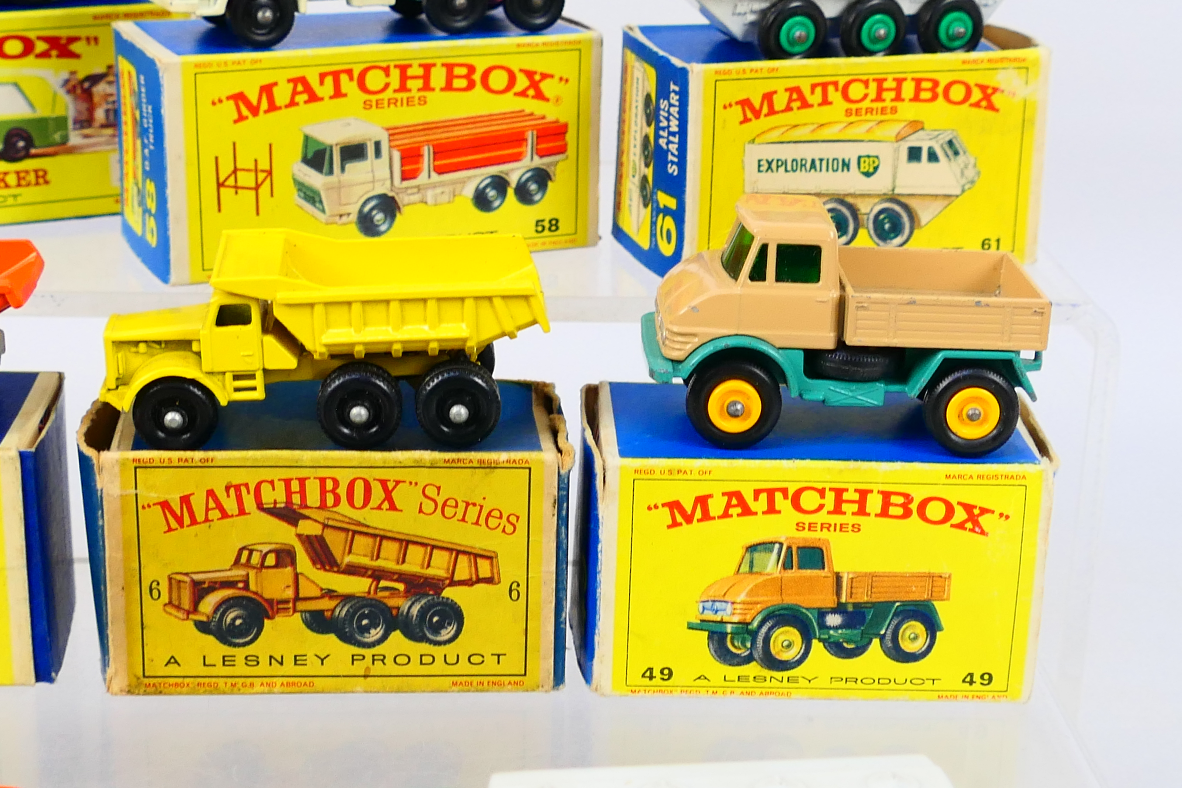 Matchbox - 8 x boxed models, BP Tanker # M-1, Euclid Quarry Truck # 6, - Image 6 of 6
