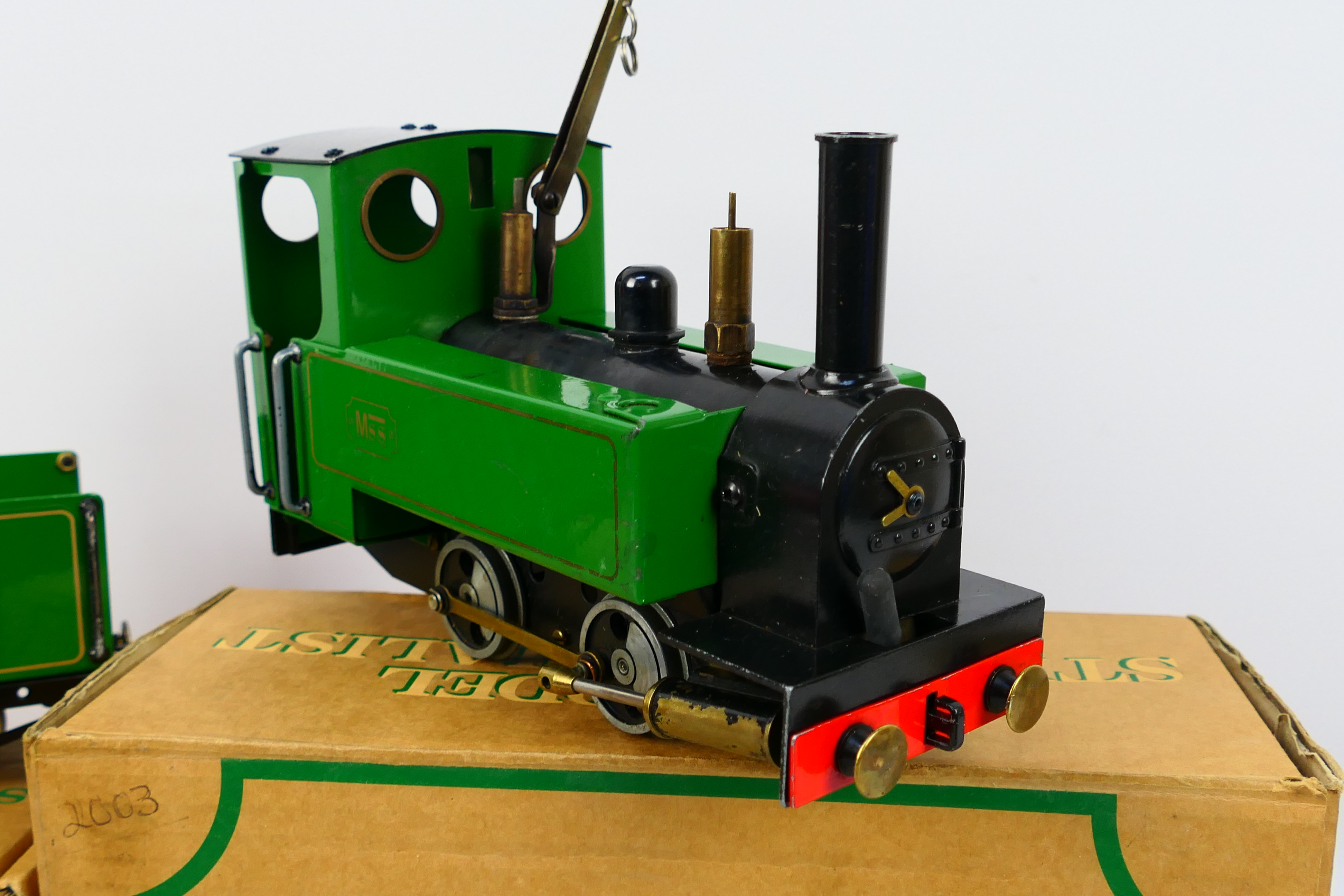 MSS (The Model Steam Specialist) - A boxed MSS G Gauge 0-4-0 steam tank locomotive, - Image 5 of 10