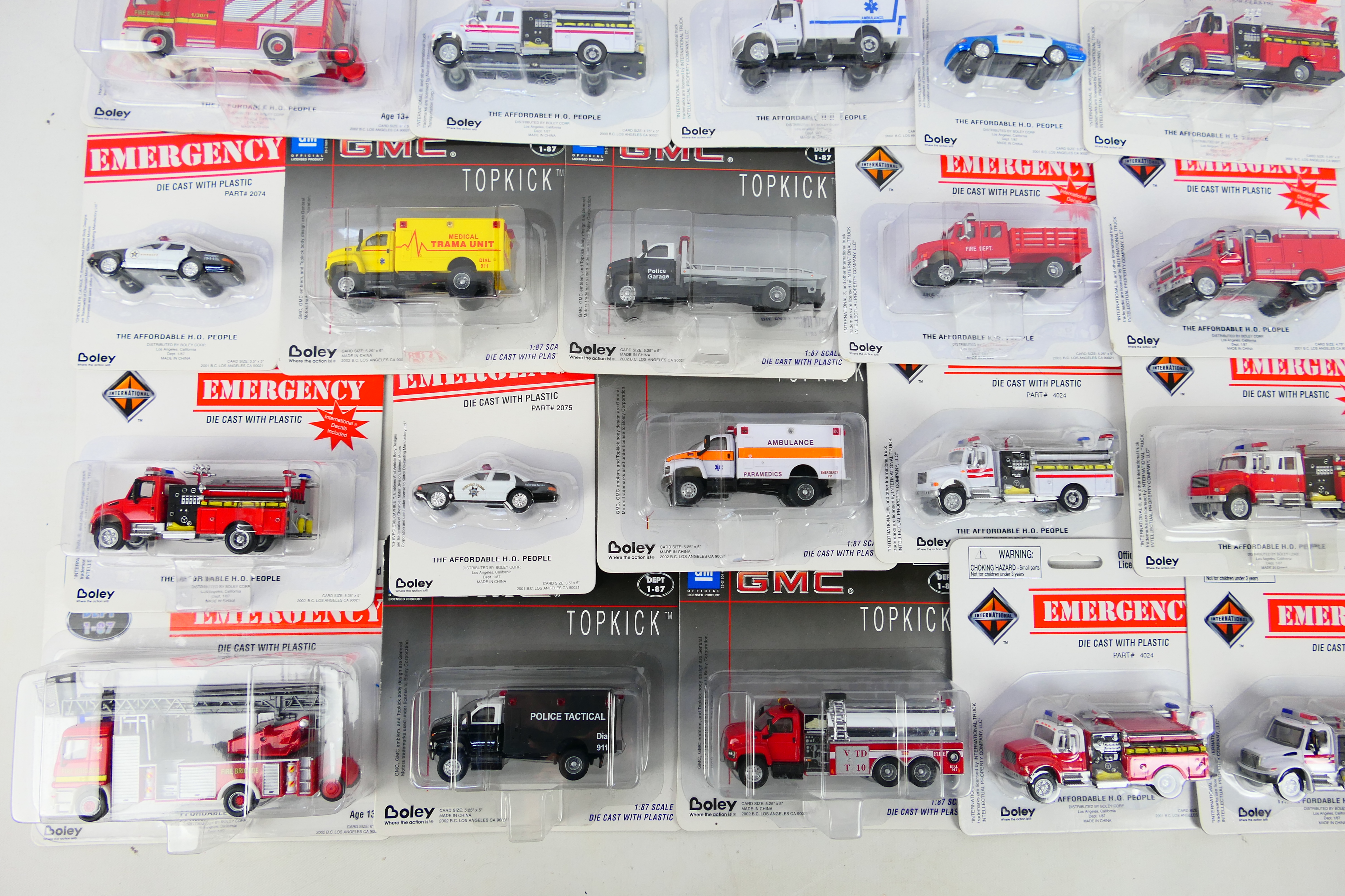 Boley - Diecast - Blister - An assortment of 20 1/87 scale U.S. - Image 4 of 5
