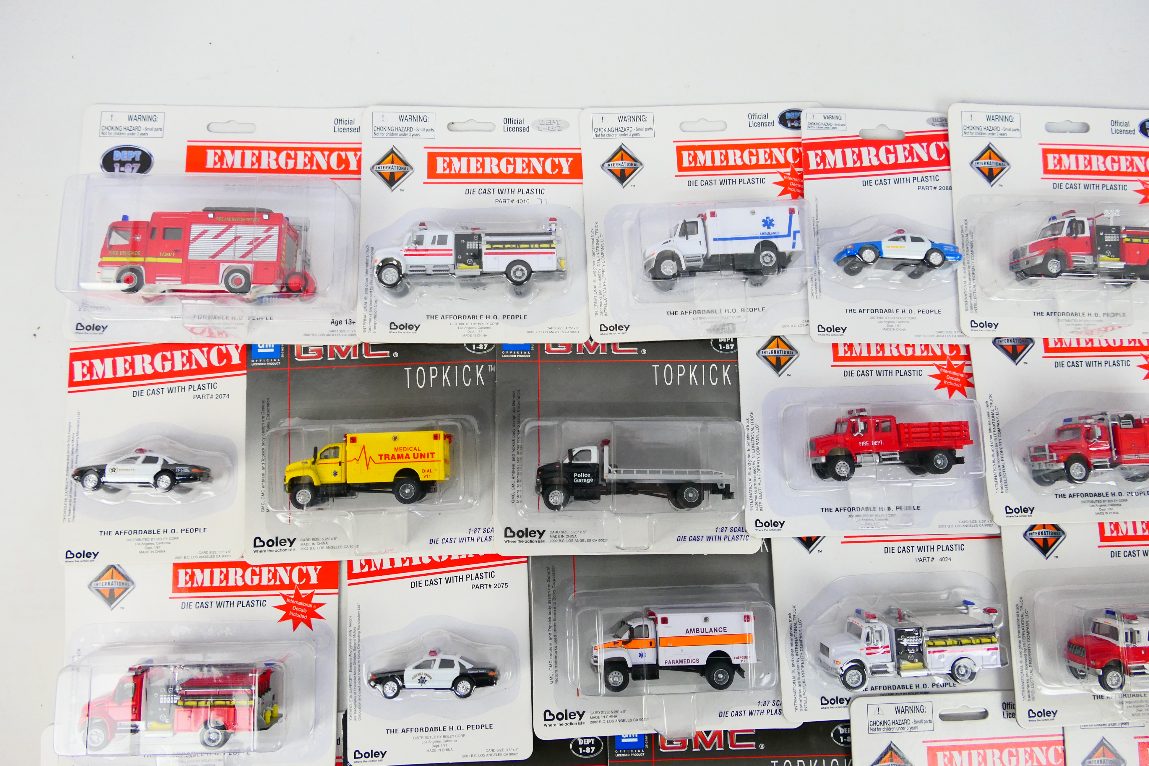 Boley - Diecast - Blister - An assortment of 20 1/87 scale U.S. - Image 2 of 5