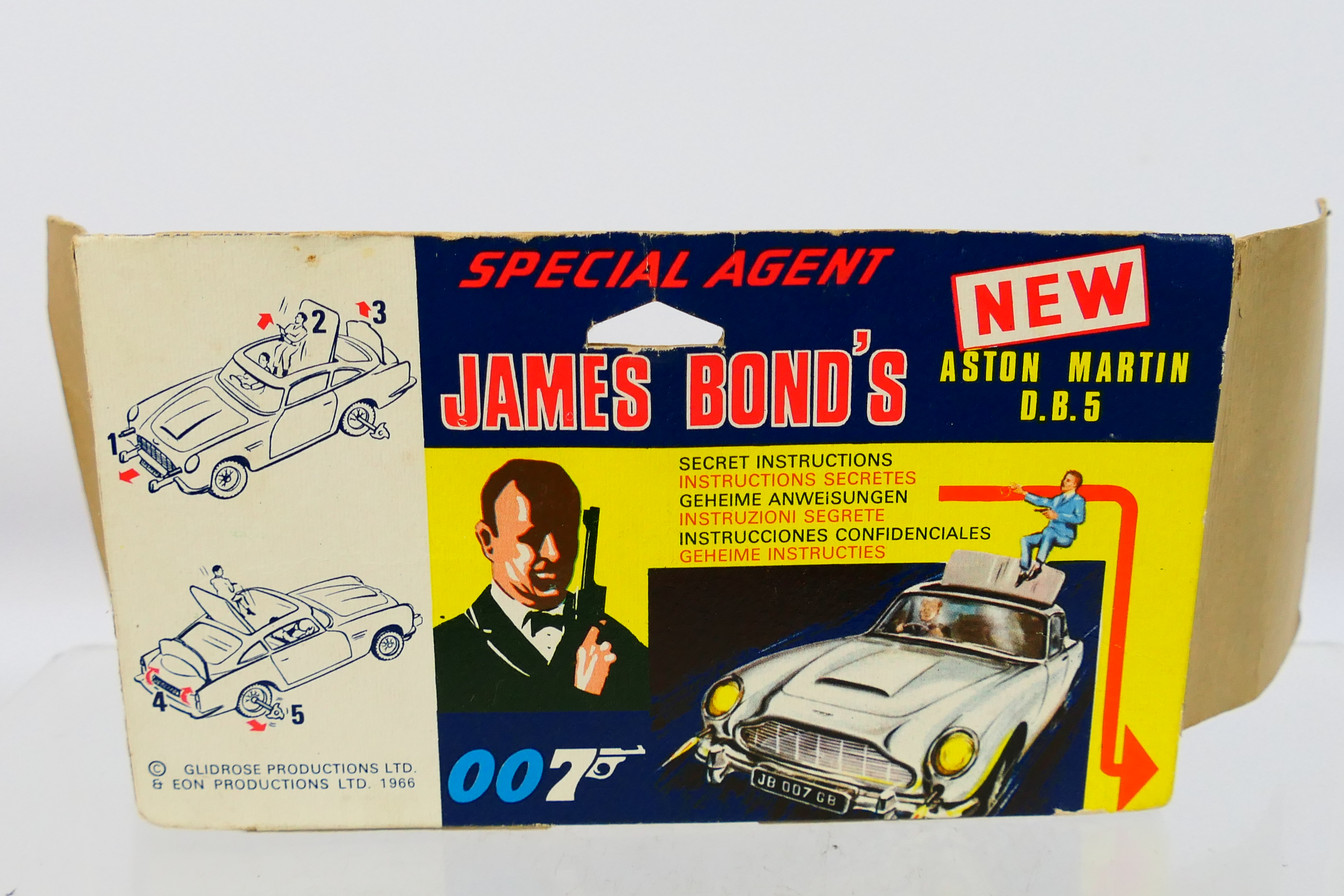 Corgi - James Bond - An unopened 007 Aston Martin DB5 in the early pictorial wing flap packaging # - Image 6 of 8