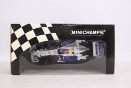 Minichamps - A 1:18 scale BMW Sauber F1 2008 Robert Kubica car # 100 080004.