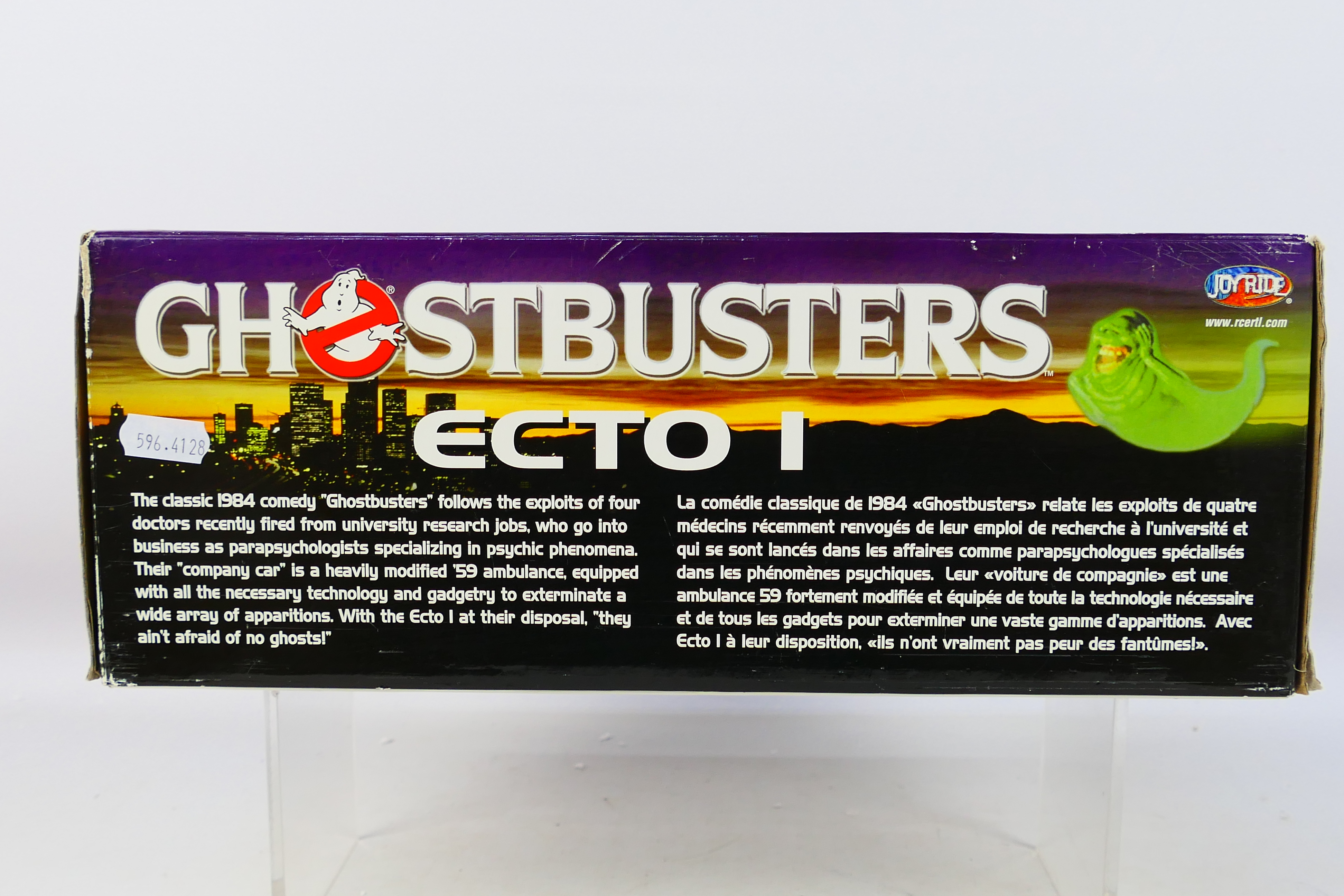 JoyRide - A boxed 1:18 scale Ghostbusters Ecto 1 Cadillac Ambulance # 33538. - Image 6 of 6