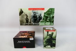 King and Country - Three boxed figures from the King and Country 'Afrika Korps' series.
