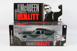 Greenlight - A boxed Greenlight 'Steve McQueen - Bullitt' 1:18 scale #12822 1968 Ford Mustang GT.