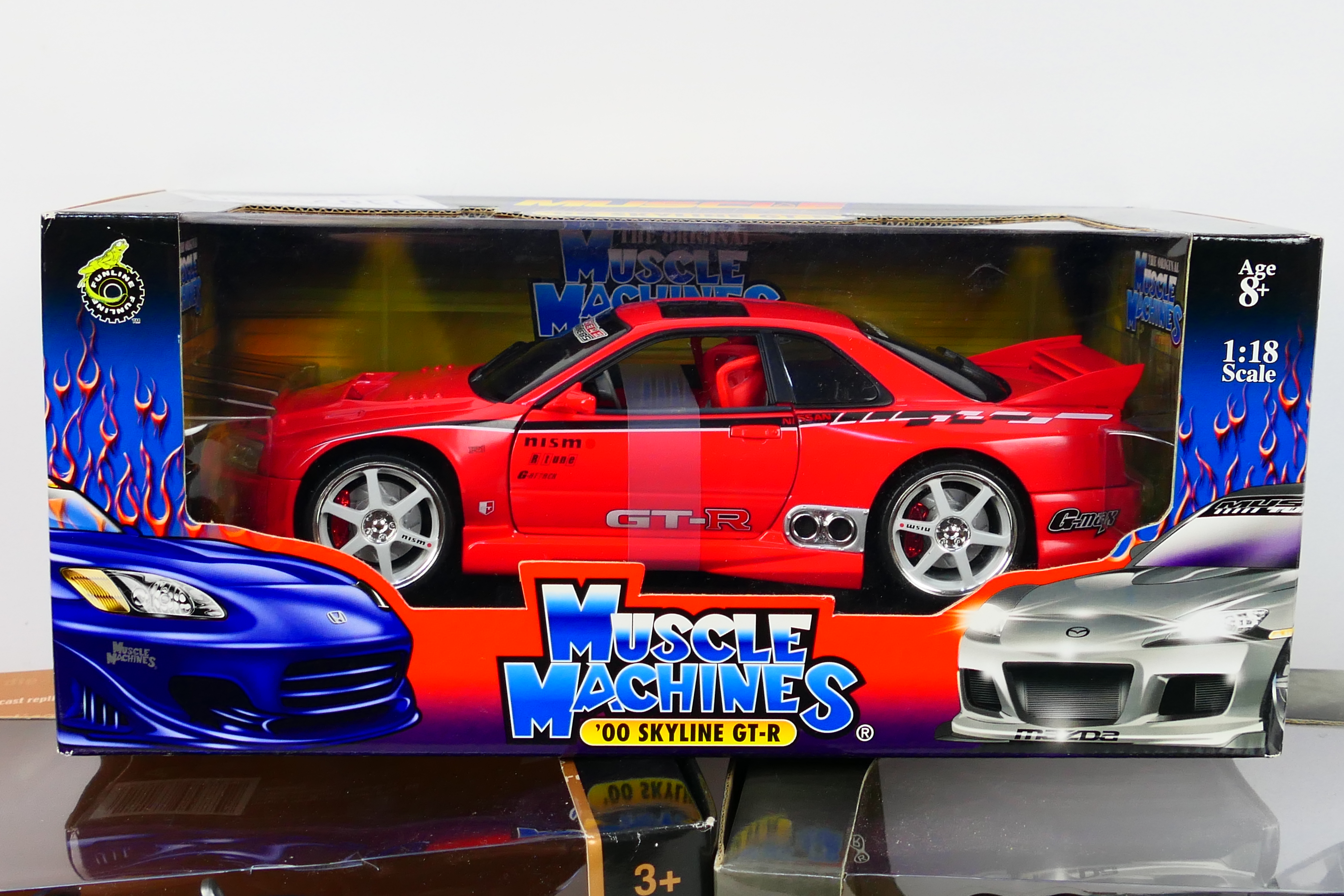 Jada - Motor Max - Muscle Machines - Three boxed 1:18 scale diecast model cars. - Image 3 of 4