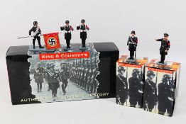 King & Country - A boxed Oath Taking Ceremony Berlin '38 figure set # LAH 61 and 2 x boxed SS