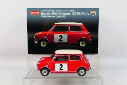 Kyosho - A boxed 1:18 scale Kyosho #08102C Morris Mini Cooper 1275S Rally 1996 Monte Carlo RN2.
