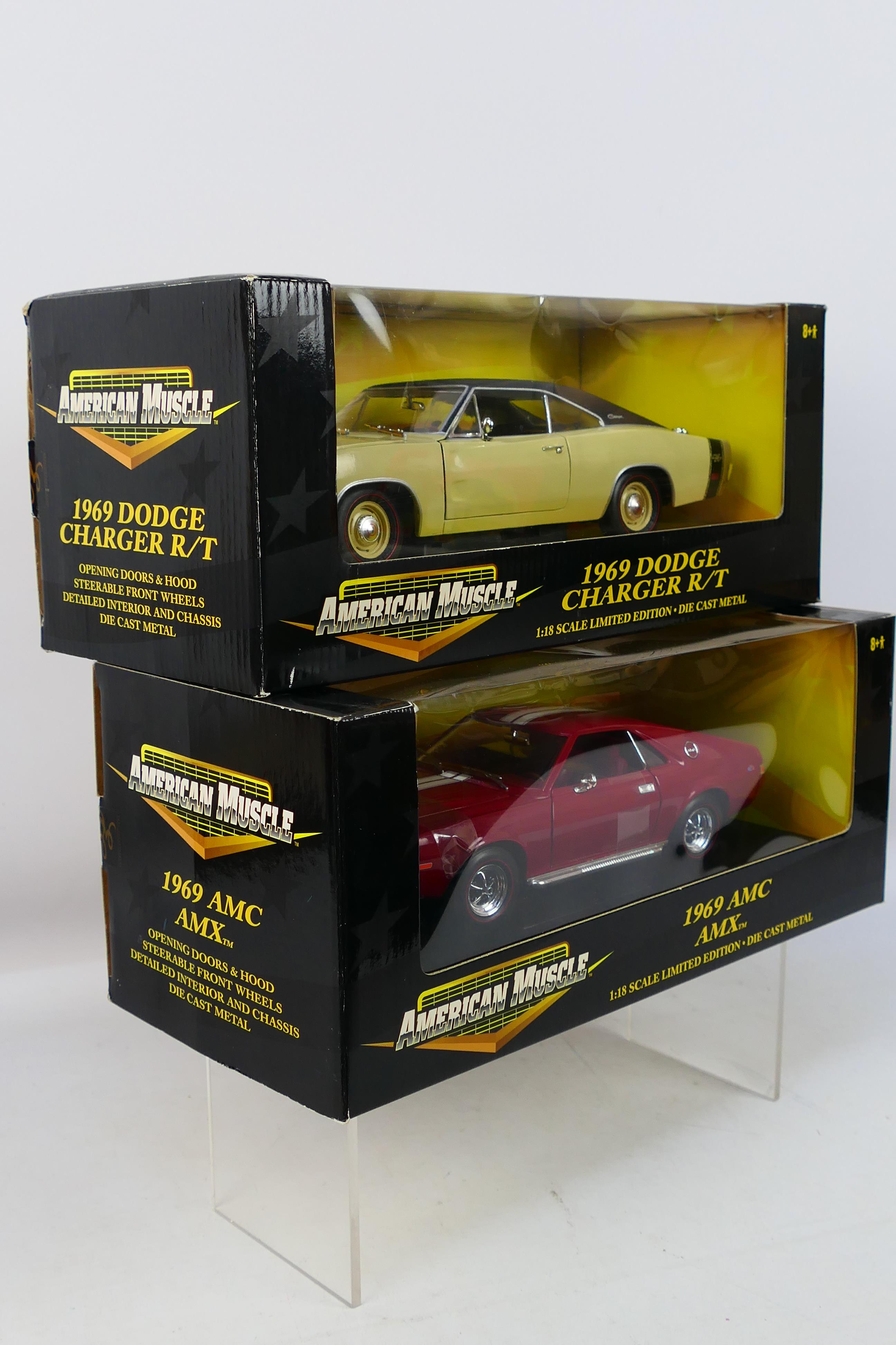 Ertl - Two boxed diecast 'Limited Edition' 1:18 scale model cars from Ertl's 'American Muscle' - Image 4 of 4