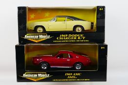 Ertl - Two boxed diecast 'Limited Edition' 1:18 scale model cars from Ertl's 'American Muscle'