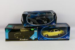Solido - Three boxed 1:18 scale diecast model cars by Solido,