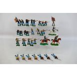 Britains - A collection of 36 unboxed Britains 'Eyes Right' American Civil War series figures.