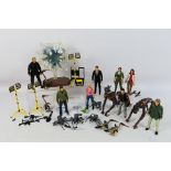 Character Options - BBC - An unboxed group of Primeval action figures and accessories from